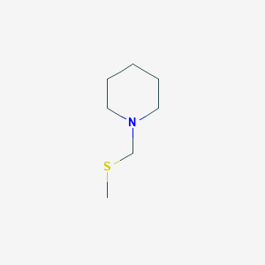 1-[(Methylthio)methyl]piperidine