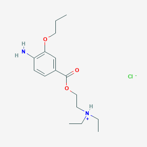 2-(diethylamino)ethyl 4-amino-3-propoxybenzoate;hydrochloride