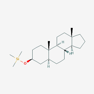 [(3S,5S,8S,9S,10S,13S,14S)-10,13-Dimethyl-2,3,4,5,6,7,8,9,11,12,14,15,16,17-tetradecahydro-1H-cyclopenta[a]phenanthren-3-yl]oxy-trimethylsilane