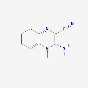 3-Amino-4-methyl-4,6,7,8-tetrahydroquinoxaline-2-carbonitrile