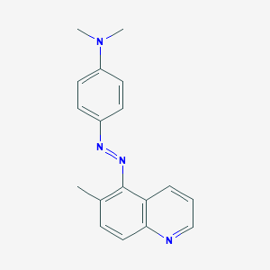 N,N-DIMETHYL-4-(6-METHYLQUINOLIN-5-YL)DIAZENYLANILINE