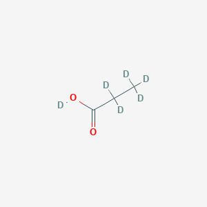 molecular formula C3H6O2 B106794 Propionic acid-d6 CAS No. 19448-61-4