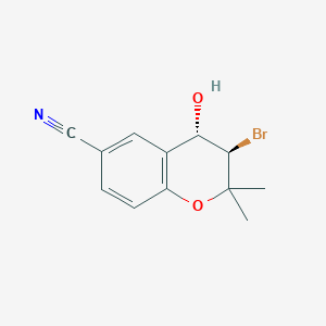 6-Cyano-trans-3-bromo-3,4-dihydro-2,2-dimethyl-2H-benzo-[b]-pyran-4-ol