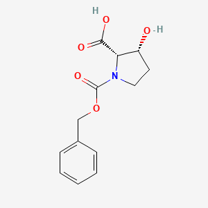 (2S,3R)-1-[(Benzyloxy)carbonyl]-3-hydroxypyrrolidine-2-carboxylic acid