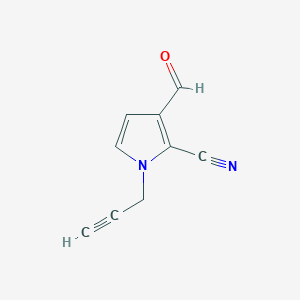 3-formyl-2-cyano-1-(2-propynyl)-1H-pyrrole