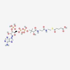 lithium;5-[2-[3-[[4-[[[(2R,3S,4R,5R)-5-(6-aminopurin-9-yl)-4-hydroxy-3-phosphonooxyoxolan-2-yl]methoxy-hydroxyphosphoryl]oxy-hydroxyphosphoryl]oxy-2-hydroxy-3,3-dimethylbutanoyl]amino]propanoylamino]ethylsulfanyl]-5-oxopentanoate