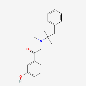 Ethanone,2-[(1,1-dimethyl-2-phenylethyl)methylamino]-1-(3-hydroxyphenyl)-