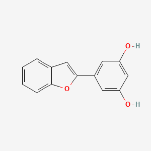 1,3-Benzenediol, 5-(2-benzofuranyl)-