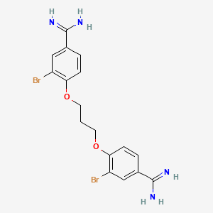 B1201361 Dibrompropamidine CAS No. 496-00-4