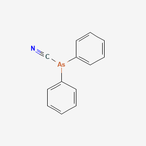 Diphenylcyanoarsine