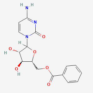 [(2R,3S,4S)-5-(4-amino-2-oxopyrimidin-1-yl)-3,4-dihydroxyoxolan-2-yl]methyl benzoate