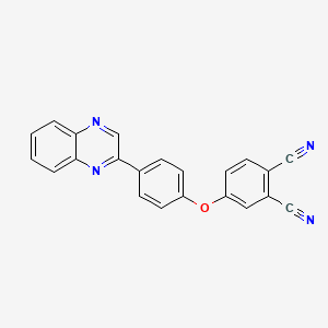 4-(4-Quinoxalin-2-ylphenoxy)benzene-1,2-dicarbonitrile