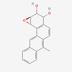 (+-)-trans-anti-3,4-Dihydro-3,4-dihydroxy-1,2-epoxy-1,2,3,4-tetrahydro-7-methylbenz(a)anthracene