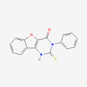 3-phenyl-2-thioxo-2,3-dihydro[1]benzofuro[3,2-d]pyrimidin-4(1H)-one