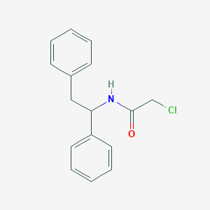 2-chloro-N-(1,2-diphenylethyl)acetamide