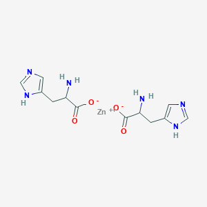 zinc;2-amino-3-(1H-imidazol-5-yl)propanoate