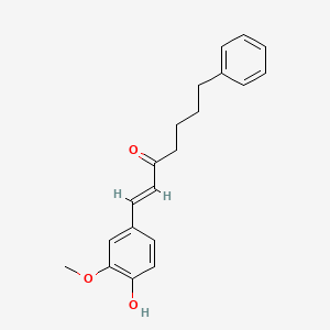 (E)-1-(4-hydroxy-3-methoxyphenyl)-7-phenylhept-1-en-3-one