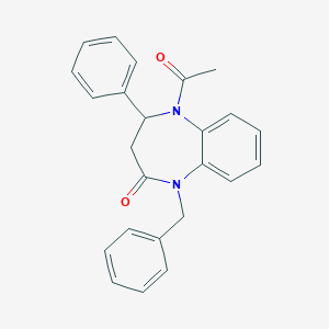5-Acetyl-1-benzyl-4-phenyl-3,4-dihydro-1,5-benzodiazepin-2-one