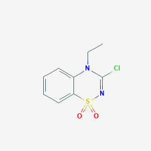 3-Chloro-4-ethyl-4H-1,2,4-benzothiadiazin-1,1-dioxide