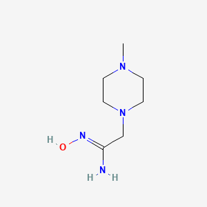 (1Z)-N'-Hydroxy-2-(4-methyl-1-piperazinyl) ethaneimidamide