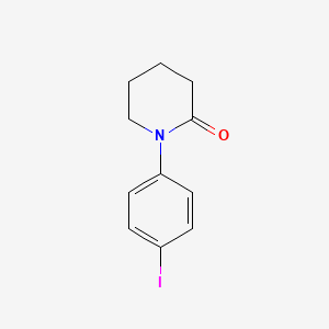 B1292008 1-(4-Iodophenyl)piperidin-2-one CAS No. 385425-15-0