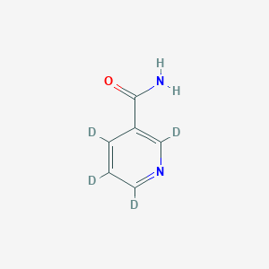 molecular formula C6H6N2O B132304 Nicotinamide-d4 CAS No. 347841-88-7