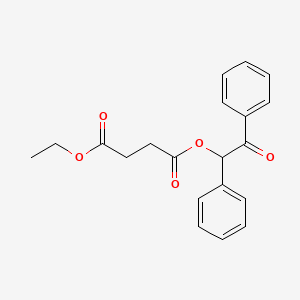 1-Ethyl 4-(2-oxo-1,2-diphenylethyl) succinate