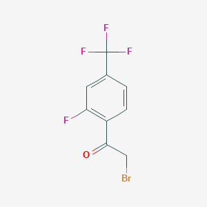 2-Fluoro-4-(trifluoromethyl)phenacyl bromide