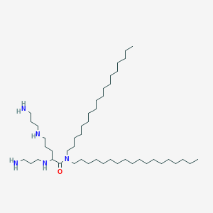 2,5-Bis((3-aminopropyl)amino)-N,N-dioctadecylpentanamide
