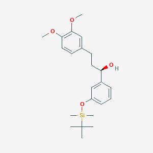 (R)-1-(3-(tert-butyldimethylsilyloxy)phenyl)-3-(3,4-dimethoxyphenyl)propan-1-ol