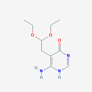 6-Amino-5-(2,2-diethoxyethyl)pyrimidin-4-ol