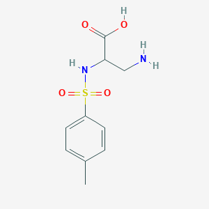 3-Amino-2-[(4-methylphenyl)sulfonylamino]propanoic acid