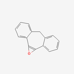 B14755851 3-oxatetracyclo[10.4.0.02,4.05,10]hexadeca-1(16),2(4),5,7,9,12,14-heptaene CAS No. 278-85-3