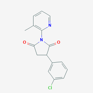 3-(3-chlorophenyl)-1-(3-methylpyridin-2-yl)pyrrolidine-2,5-dione