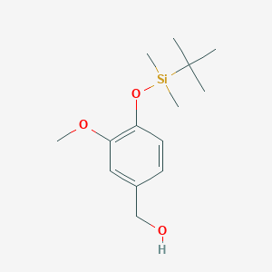 Methoxy4-[[(1,1-dimethylethyl)dimethylsilyl]oxy]-3-benzenemethanol