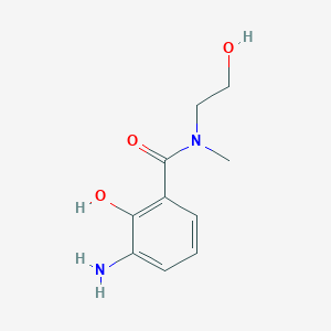 3-Amino-2-hydroxy-N-(2-hydroxyethyl)-N-methylbenzamide