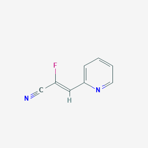 (Z)-2-fluoro-3-pyridin-2-ylprop-2-enenitrile