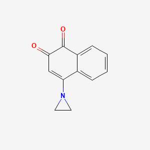 1,2-Naphthalenedione, 4-(1-aziridinyl)-