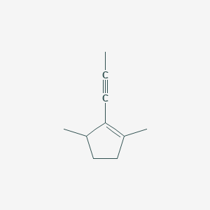 Cyclopentene, 1,3-dimethyl-2-(1-propynyl)-(9CI)