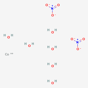 molecular formula CoH3NO4 B158006 Cobaltous nitrate hexahydrate CAS No. 10026-22-9