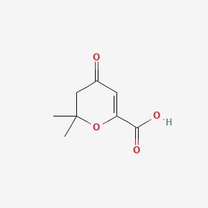 3,4-Dihydro-2,2-dimethyl-4-oxo-2H-pyran-6-carboxylic acid