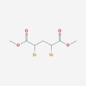 B1587513 Dimethyl 2,4-dibromoglutarate CAS No. 869-09-0