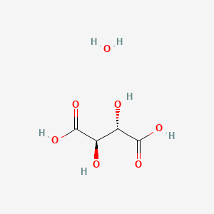 molecular formula C4H6O6<br>C4H6O6<br>COOH(CHOH)2COOH B1591660 (2R,3S)-2,3-Dihydroxysuccinic acid hydrate CAS No. 5990-63-6