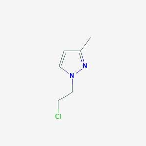 1-(2-chloroethyl)-3-methyl-1H-pyrazole