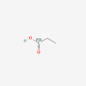 molecular formula C3H6O2 B1610749 (113C)propanoic acid CAS No. 6212-69-7