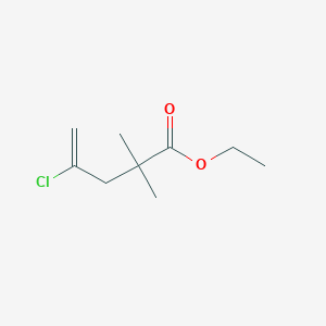 Ethyl 4-chloro-2,2-dimethylpent-4-enoate
