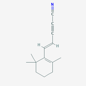 (E)-5-(2,6,6-TRIMETHYL-1-CYCLOHEXEN-1-YL)-PENT-4-EN-2-YNENITRILE