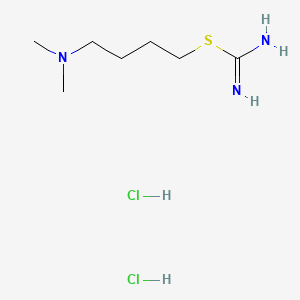 4-(dimethylamino)butyl carbamimidothioate;dihydrochloride