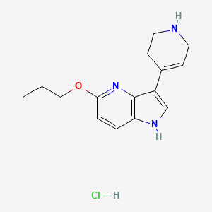 5-propoxy-3-(1,2,3,6-tetrahydropyridin-4-yl)-1H-pyrrolo[3,2-b]pyridine;hydrochloride