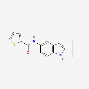 N-(2-tert-butyl-1H-indol-5-yl)thiophene-2-carboxamide